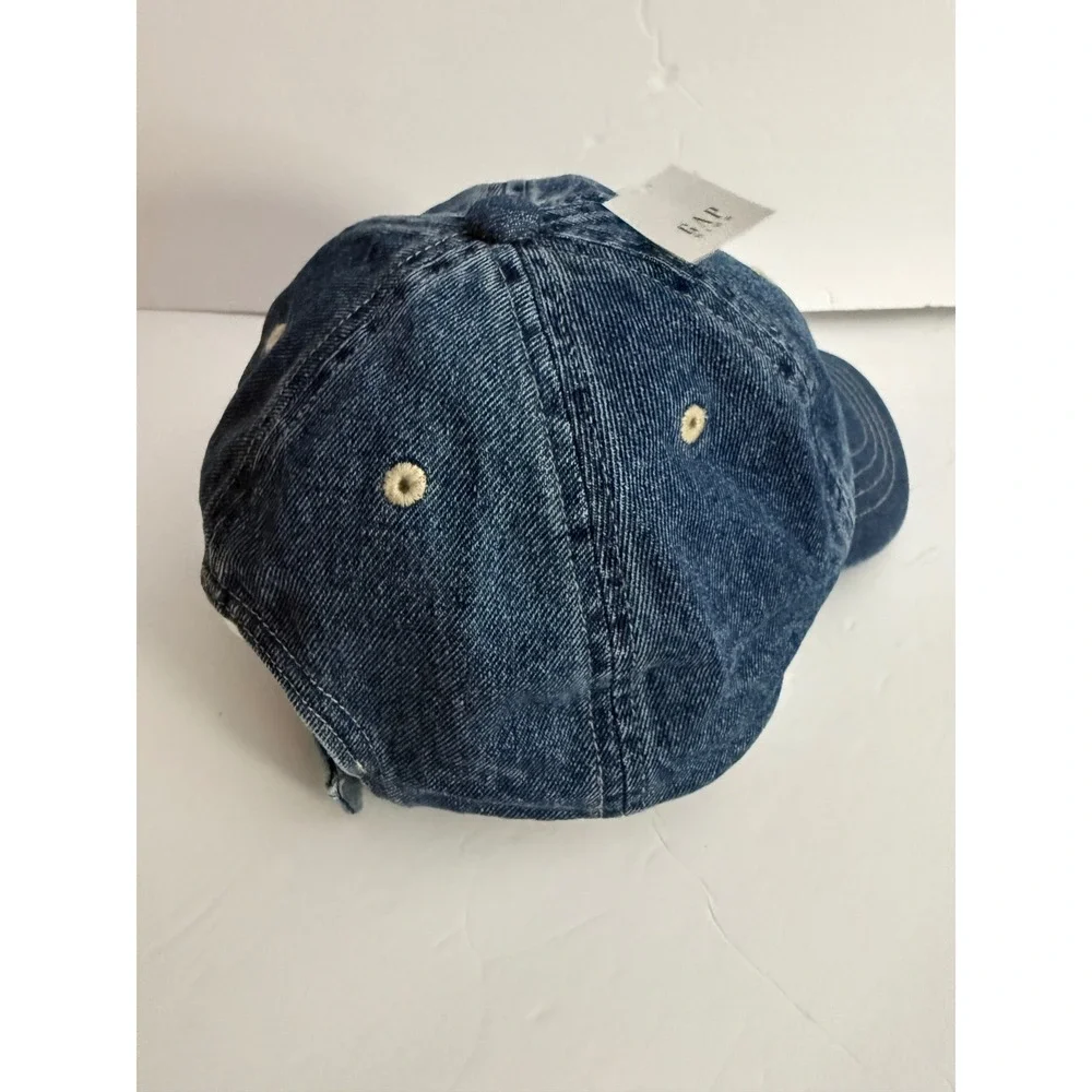 Gap Kids Blue Denim Baseball Cap Hat Adjustable S/M NWT 820348-00-1